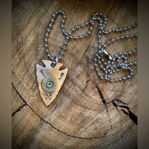 Arrowhead , 9mm  Necklace